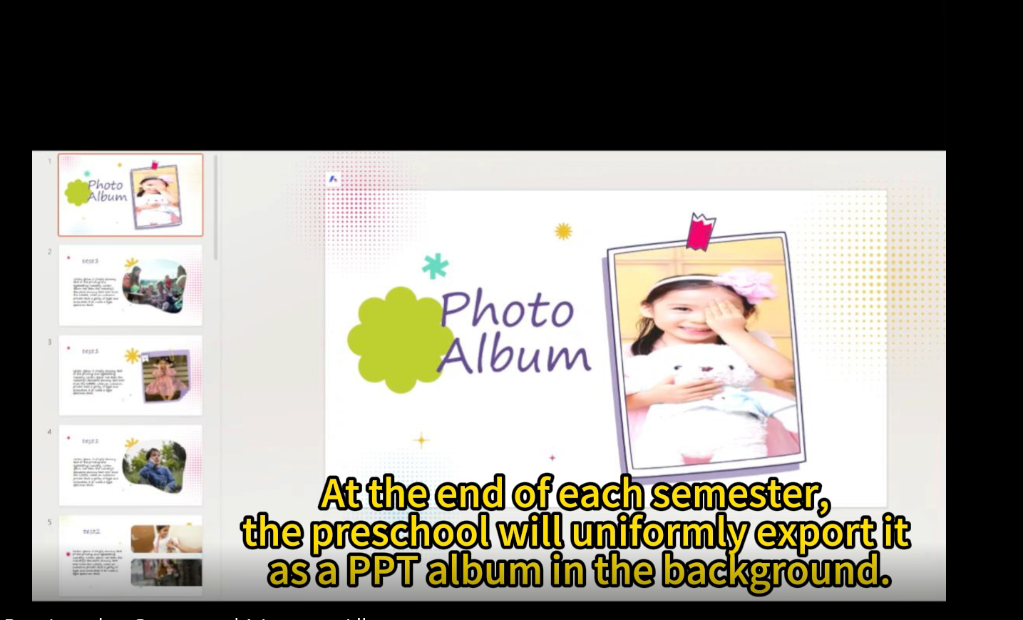 47.Preschool Memory Portfolio - How Parents Can Preview the Generated Memory Album