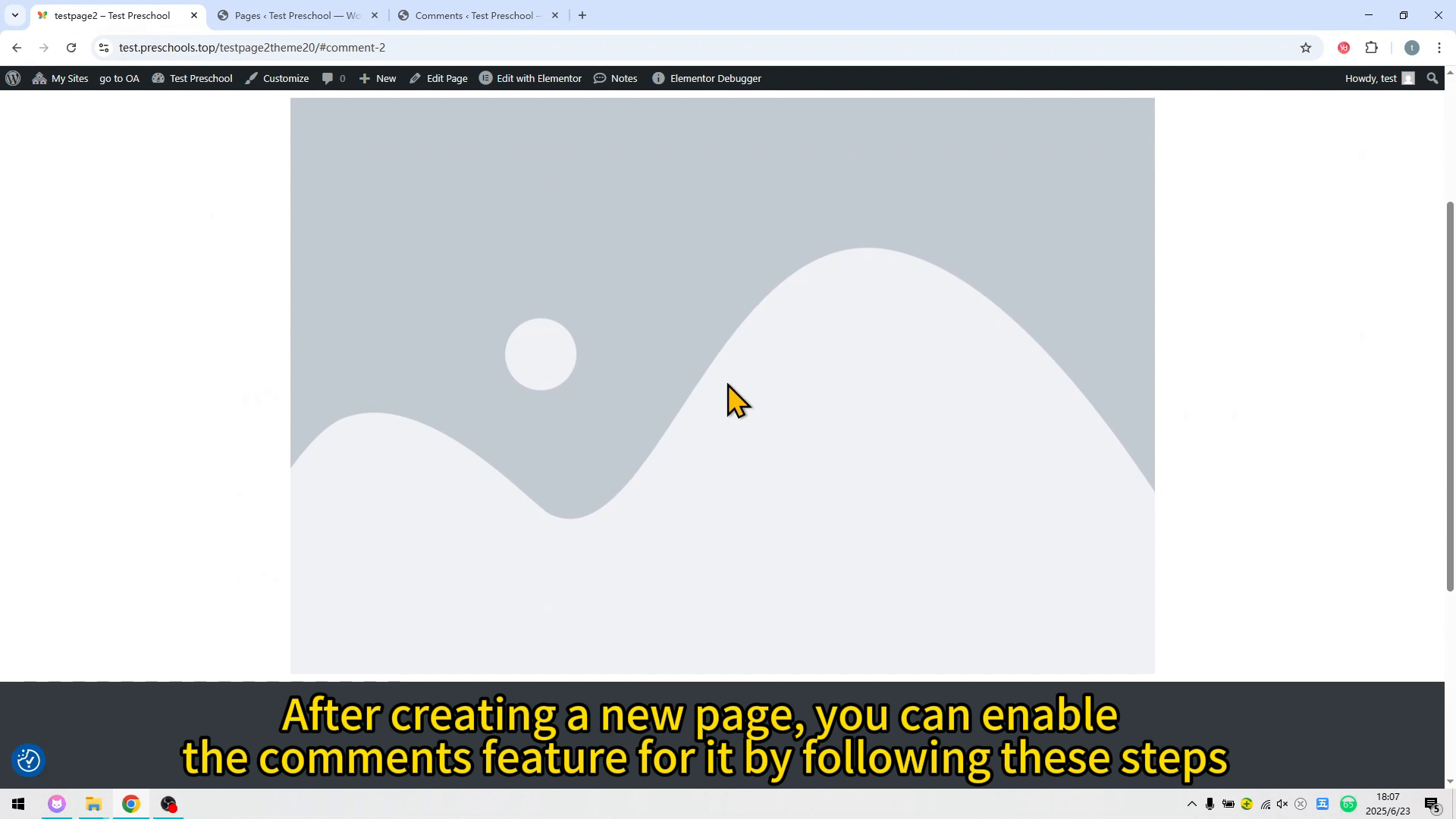 Website Builder & Hosting - Enable Comments on a Page